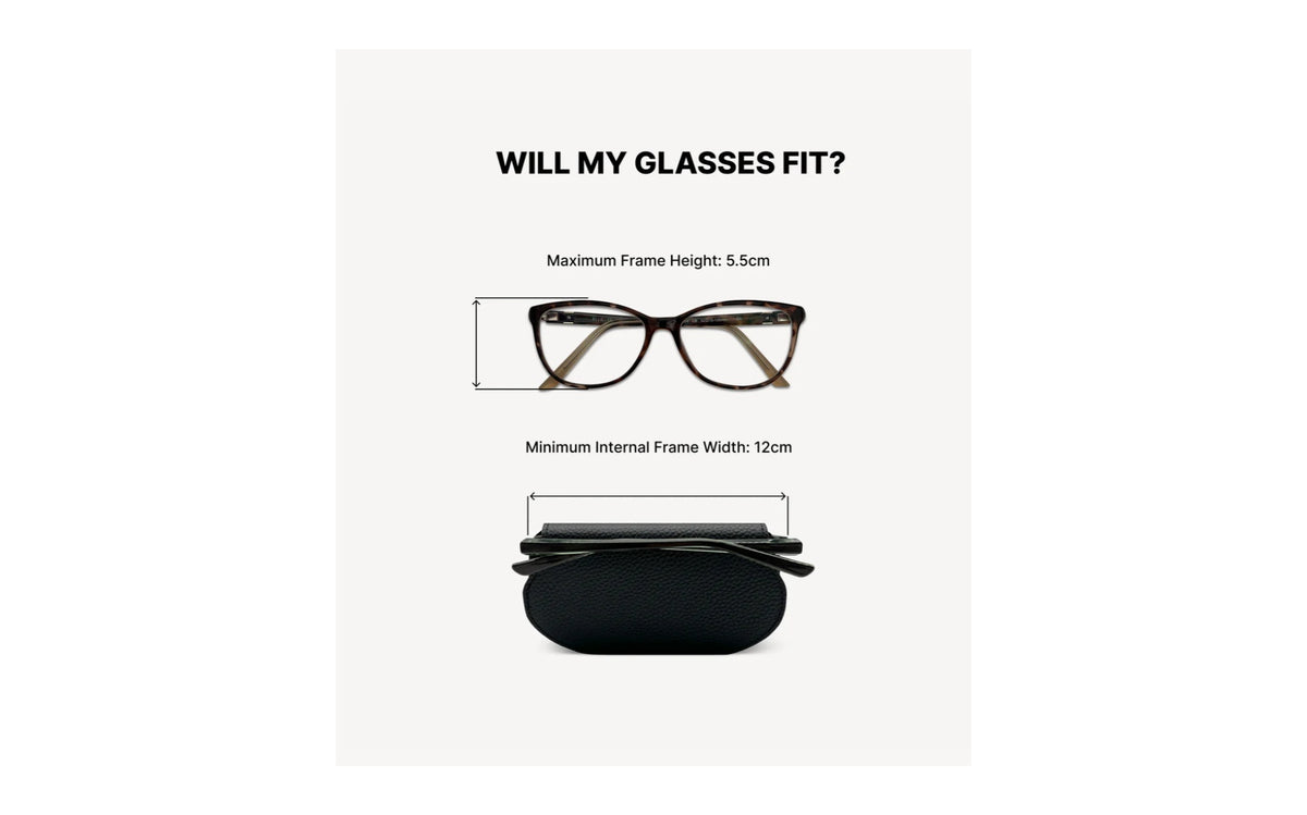 Slim Leather Glasses Case