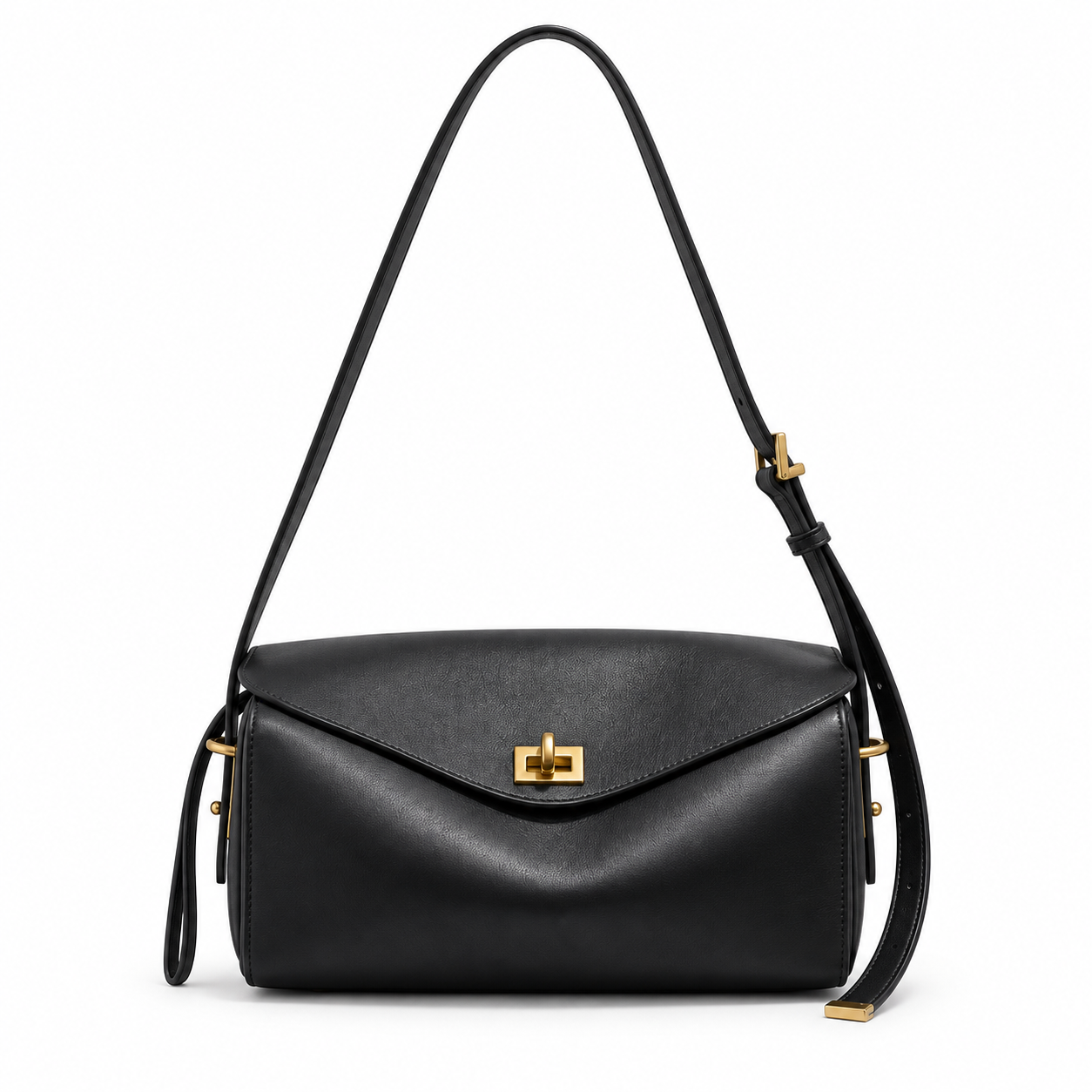 Luna Minimalist Leather Shoulder Bag