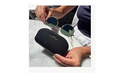 Slim Leather Glasses Case
