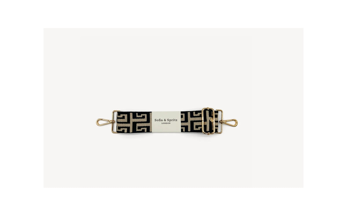 Black & Stone Greek Strap