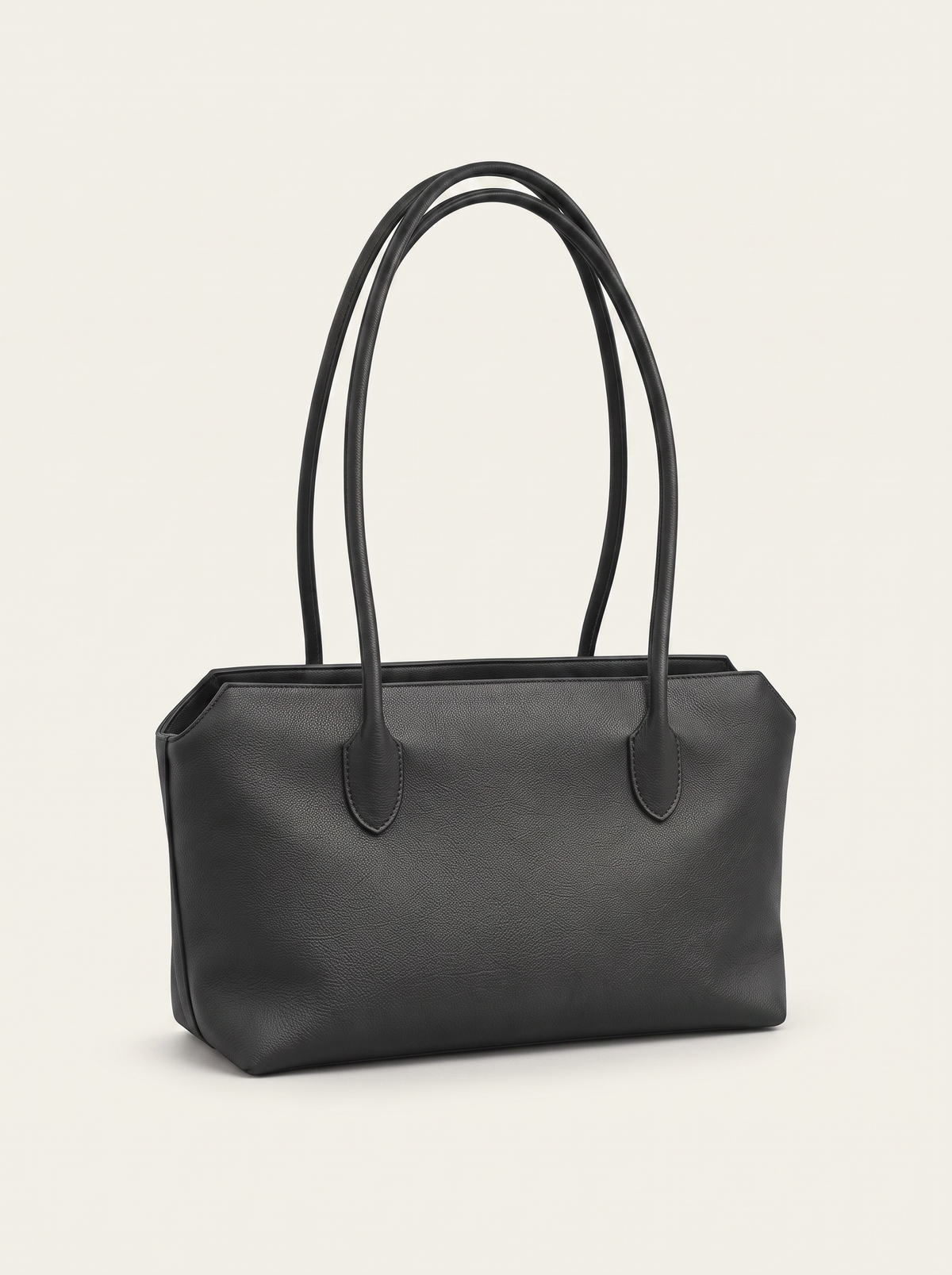 Luna · Minimal Tote Bag - Black